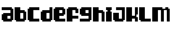 Hyper-Stiff Round-Bootied Opossum Regular Font LOWERCASE