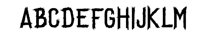 HyperFlufyBrush Font LOWERCASE