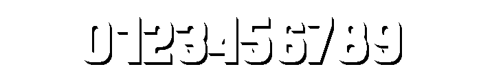 HyperSuperRegular3D Font OTHER CHARS