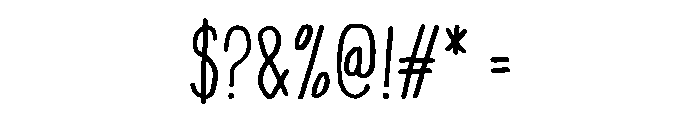 HyperYooWesh Font OTHER CHARS