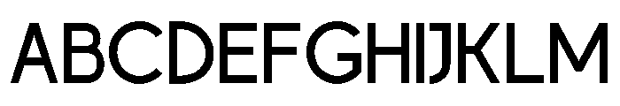 Hypereality Regular Font UPPERCASE
