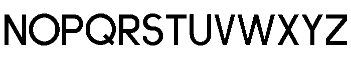 Hypereality Regular Font UPPERCASE