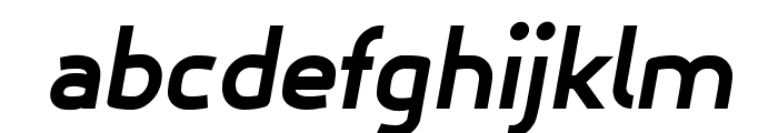 Hyperjump ExtraBold Oblique Font LOWERCASE