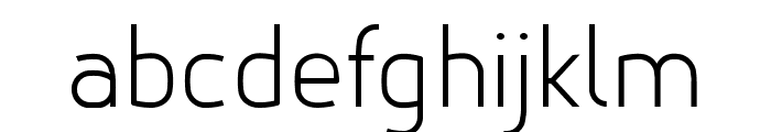 Hyperjump Light Font LOWERCASE