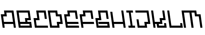 Hypersonic Font LOWERCASE