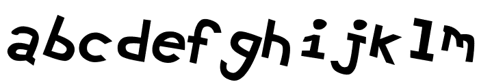 Hypewriter Bold-Italic Font LOWERCASE