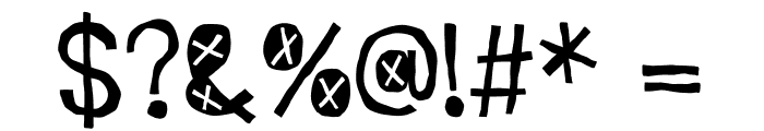 Hypoxia Font OTHER CHARS