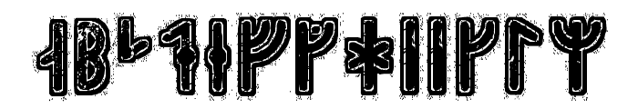 Hyrrokkin Runic Font LOWERCASE
