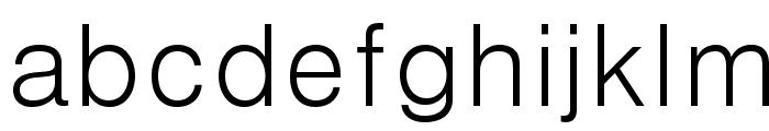 HYGoThicStd-Medium Font LOWERCASE