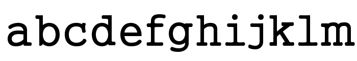 HYGungSoStd-Bold Font LOWERCASE