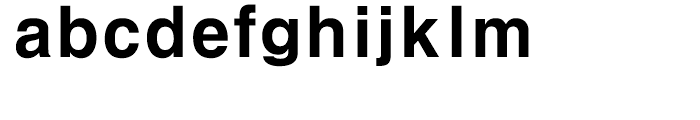 HY Gothic Extra Font LOWERCASE