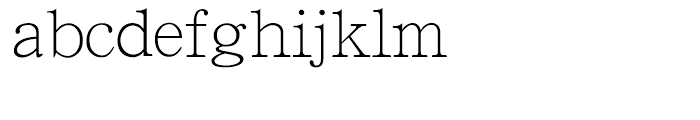 HY Zi Dian Song Traditional Chinese F Font LOWERCASE