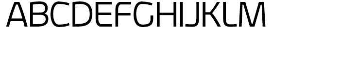 Hybrea Light Font UPPERCASE