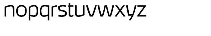 Hybrea Light Font LOWERCASE