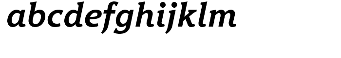 Hybrid Bold Italic Font LOWERCASE
