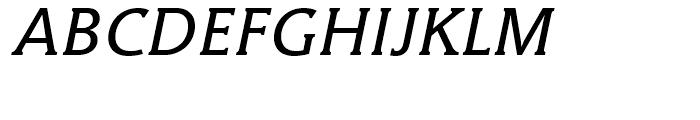 Hybrid Medium Italic Font UPPERCASE