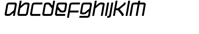 Hydrogen Bold Italic Font LOWERCASE