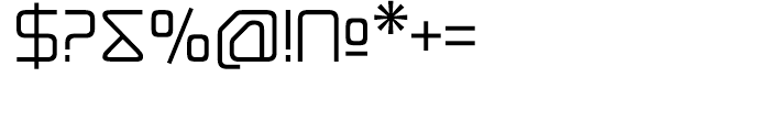 Hydrogen Regular Font OTHER CHARS