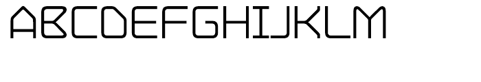 Hydrogen Regular Font UPPERCASE