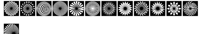 Hypnotica Symbols Font UPPERCASE