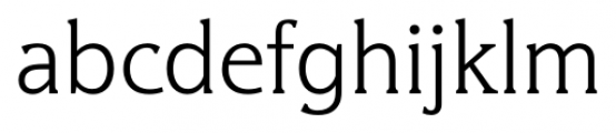 Hybrid Light Font LOWERCASE