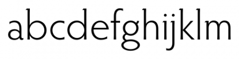Hypatia Sans Pro Light Font LOWERCASE