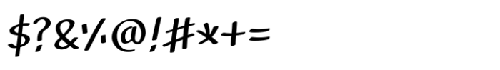 HY Lettering Font OTHER CHARS