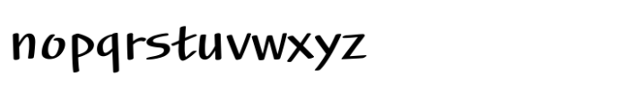 HY Lettering Font LOWERCASE
