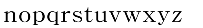 HY MyeongJo B Font LOWERCASE