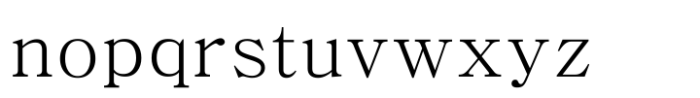 HY MyeongJo M Font LOWERCASE