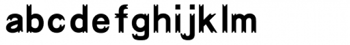 HYXing Shi J Font LOWERCASE