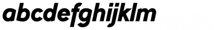 Hybi11 Amigo Extra Bold Italic Font LOWERCASE