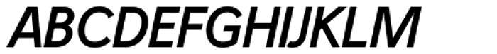 Hybi11 Amigo Semi Bold Italic Font UPPERCASE