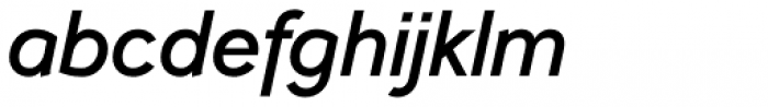 Hybi11 Amigo Semi Bold Italic Font LOWERCASE