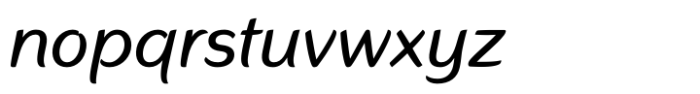 Hybi12 Arome Italic Font LOWERCASE