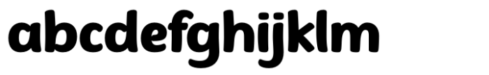 Hybi14 Boldie Regular Font LOWERCASE