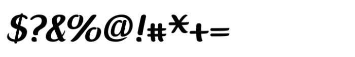 Hybi5 Bold Italic Font OTHER CHARS
