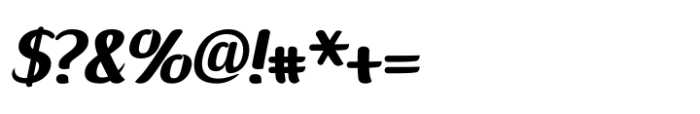 Hybi5 Extra Bold Italic Font OTHER CHARS