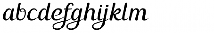 Hybi5 Script Font LOWERCASE