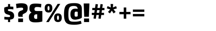 Hybrea Extra Bold Font OTHER CHARS