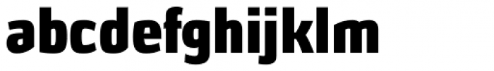 Hybrea UltraBlack Font LOWERCASE