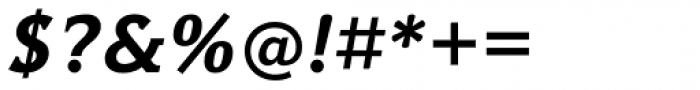 Hybrid Bold Italic Font OTHER CHARS