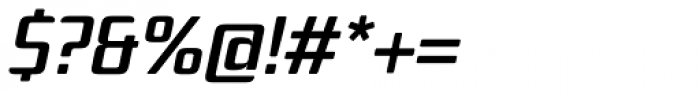 Hydrargyrum A Medium Oblique Font OTHER CHARS