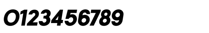 Hygge Sans Black Oblique Font OTHER CHARS