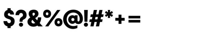 Hygge Sans Black Font OTHER CHARS