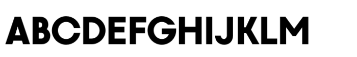 Hygge Sans Black Font UPPERCASE
