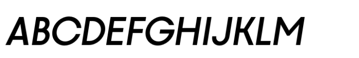 Hygge Sans Bold Oblique Font UPPERCASE