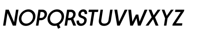 Hygge Sans Bold Oblique Font UPPERCASE