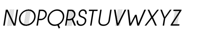 Hygge Sans Oblique Demo Font UPPERCASE