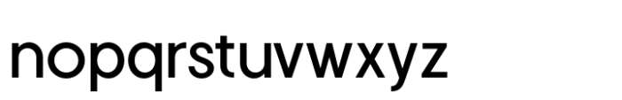 Hygge Sans Semi Bold Font LOWERCASE